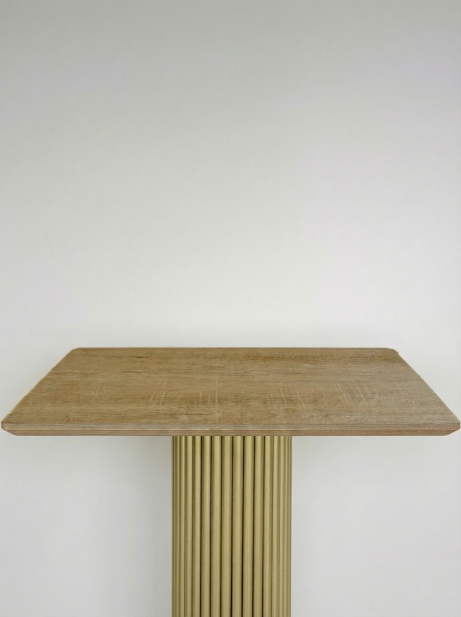 Столешница HPL на основе фанеры влагостойкая - толщина 19 мм (квадратная) Дуб Каньон Касл_19