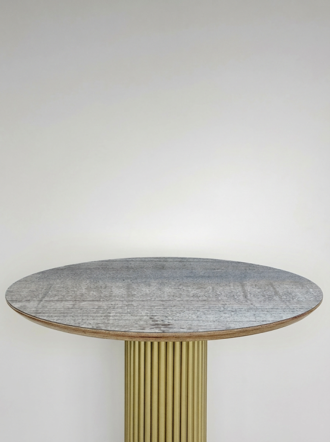 Столешница HPL на основе фанеры влагостойкая - толщина 19 мм (круглая) Сосна Монрепо_13